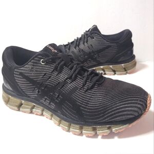 Asics Gel-Quantum 360 4 Women's Running Lace-Up Sneakers Size 7.5 Black/Carbon